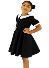 Load image into Gallery viewer, Girl's Wednesday Dress with Snaps
