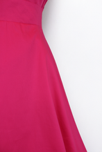 Load image into Gallery viewer, Hot Pink Sweetheart Cocktail Strap Dress w/Pockets XS-3XL