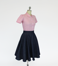 Load image into Gallery viewer, Pink Country Gingham Rockabilly Western Top