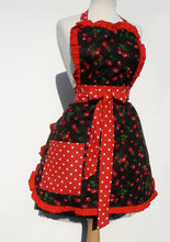 Load image into Gallery viewer, "Whisked Away" Black Cherry Apron