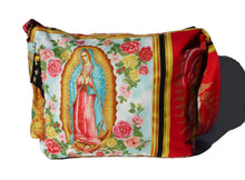 Load image into Gallery viewer, "What a Square" Guadalupe Red Messenger Bag